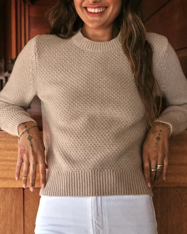 Sweaters*Outerknown Isla Sweater Oatmealheather