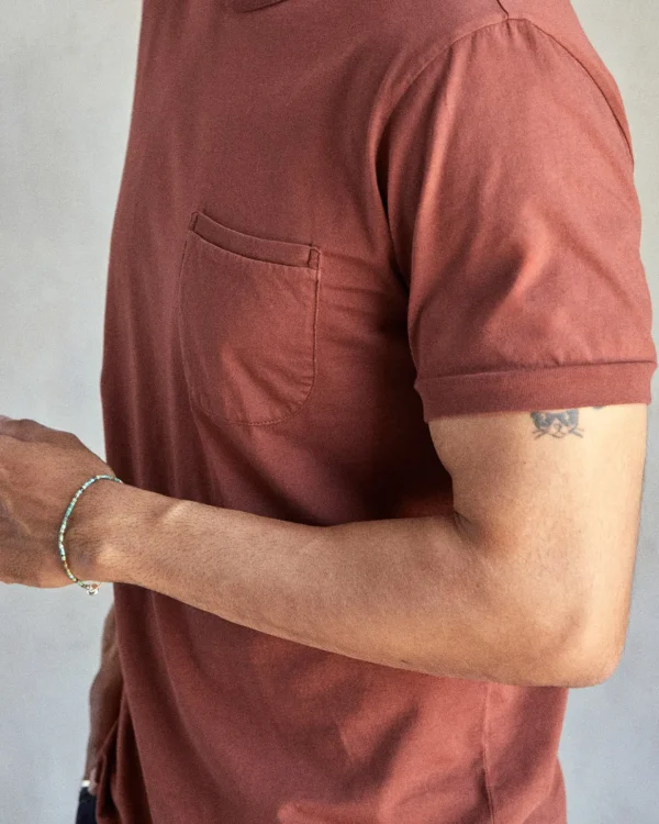 Tees + Henleys*Outerknown Sojourn Pocket Tee Copper