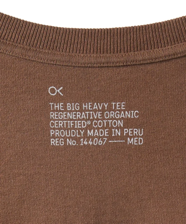 Tees + Henleys*Outerknown The Big Heavy Tee Darkroast