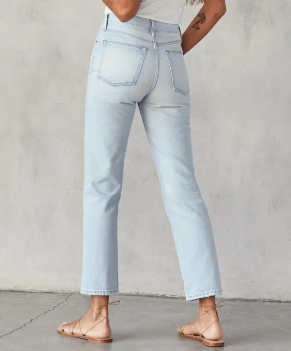 Pants + Shorts*Outerknown The Strand Straight Jean Paleblue