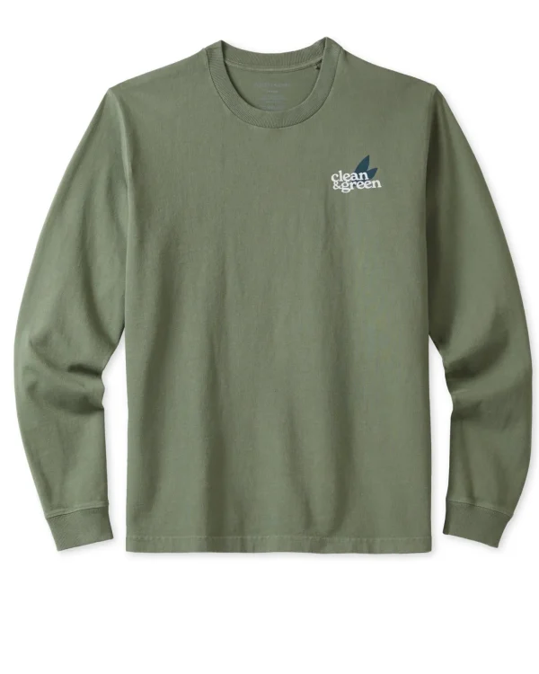 Tees + Henleys*Outerknown Think Earth First L/S Tee Offdutydrab
