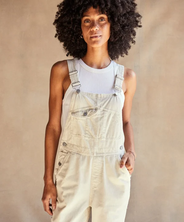 Jumpsuits + Dresses*Outerknown Voyage Cord Overalls Moonlight