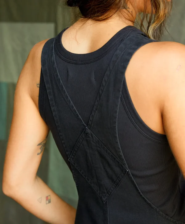 Jumpsuits + Dresses*Outerknown Voyage Overalls Pitchblack